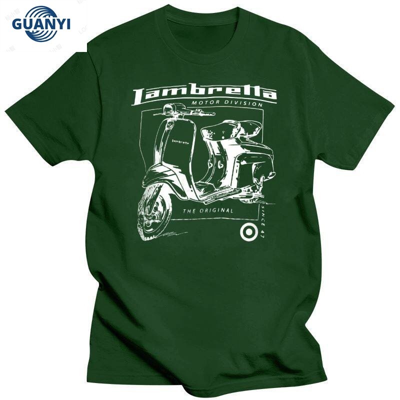 (guanyi Design 2023新款Lambretta男款海軍Cal復古摩托車司機標誌T恤MOD SKA T恤