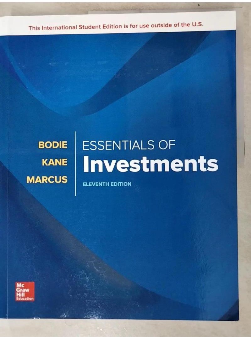 Essentials of Investments (ISE)_Zvi Bodie【T9／大學商學_JDB】書寶二手書