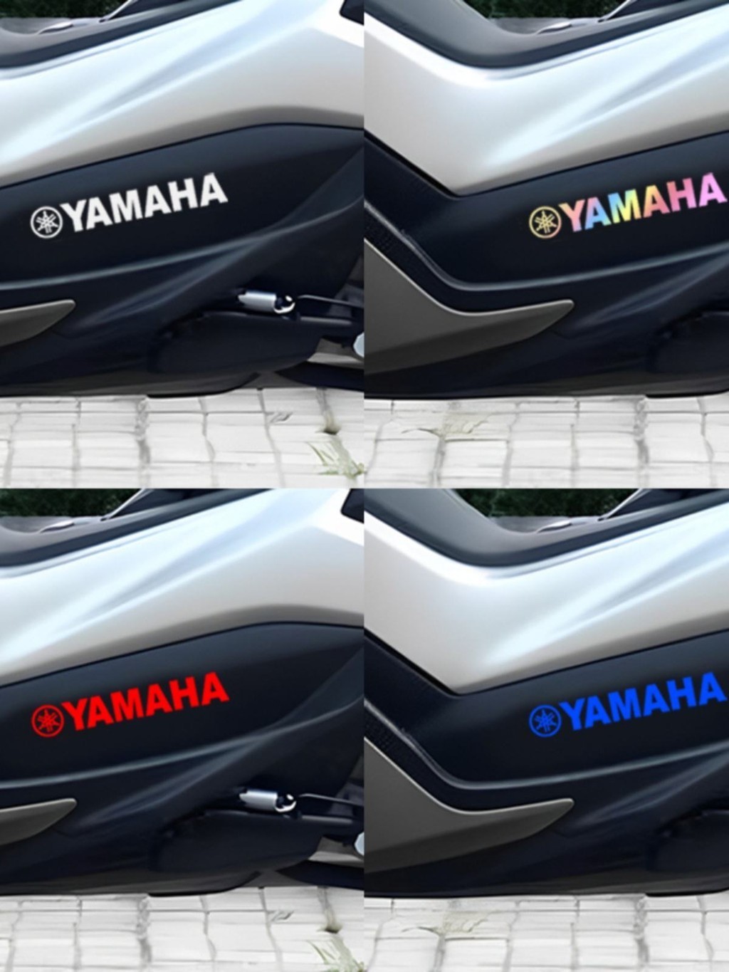 機車貼紙 適用於雅馬哈NMAX155改裝車身貼巧格字母標機車立體LOGO裝飾貼紙