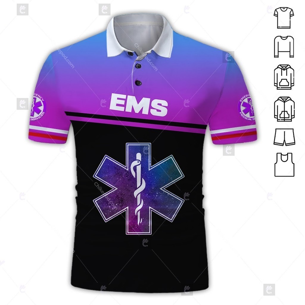 Love EMS 3D 全身印花衣服 HK11 3D Polo 衫