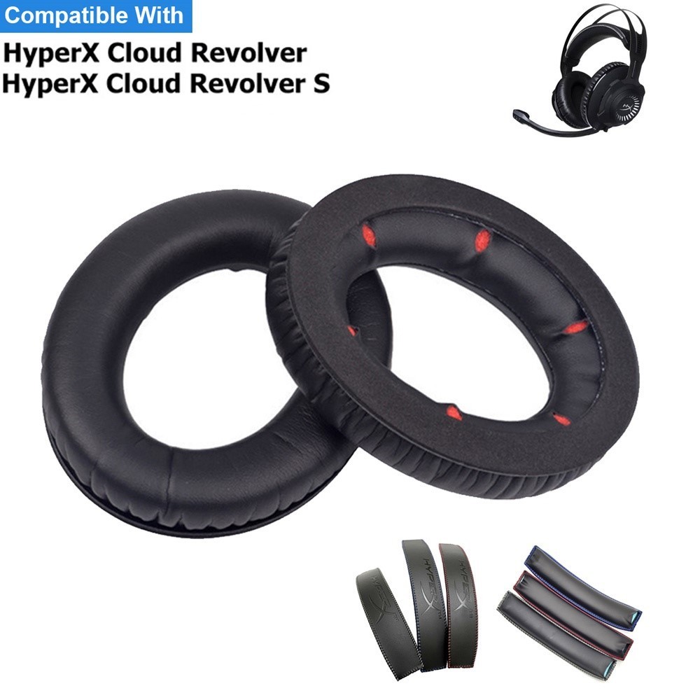 [Avery] Hyperx Cloud Revolver S 無線袖維修更換配件的替換頭帶耳機耳墊墊
