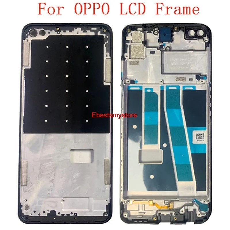 Oppo A94 A92 A74 A95 A72 A52 A53 A91手機金屬液晶邊框維修零件的Ebmy-中框液晶擋板