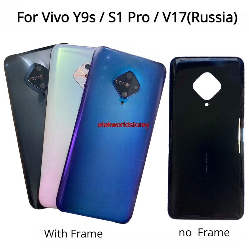 Elemy-vivo Y9s S1 Pro V17(俄羅斯)新後蓋電池蓋+中框後門外殼後殼更換零件