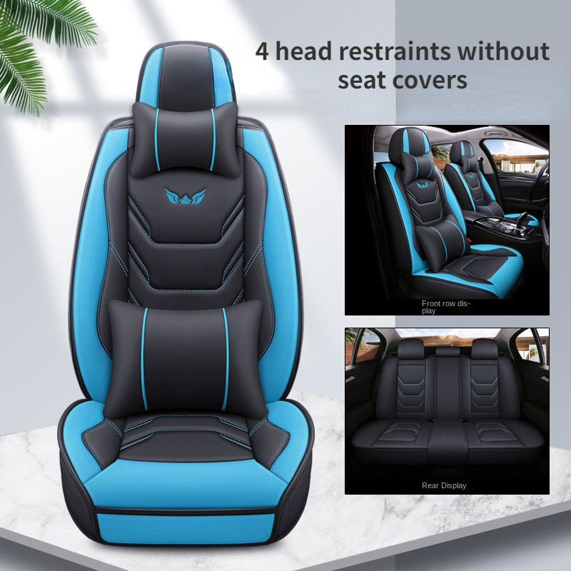 HONDA 通用型汽車座椅套 PU 皮革全套前座+後座,適用於本田 URV CIVIC SONATA 製造