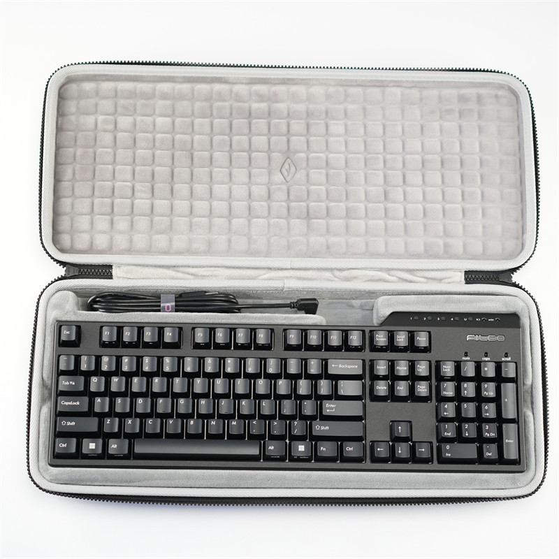 新款 適用斐爾可Filco 87/104鍵雙模聖手三代鍵盤硬殼收納包袋套盒箱子 951