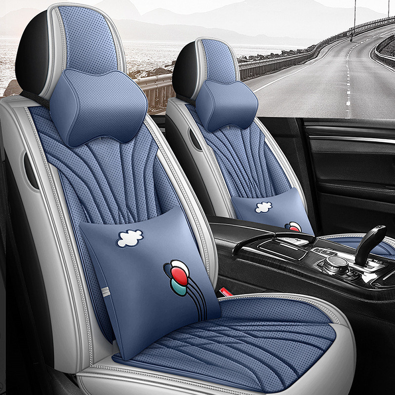 BMW MAZDA 通用型定制適合汽車座椅套 PU 皮革全套前座+後座,經久耐用,適用於 Lancer 豐田馬自達 3