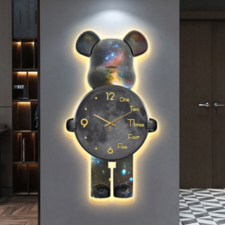 時鐘 掛鐘 暴力熊時鐘 數位時鐘 客廳時鍾 網紅 大掛鐘 現代簡約 玄關裝飾畵 創意時鍾 大時鐘