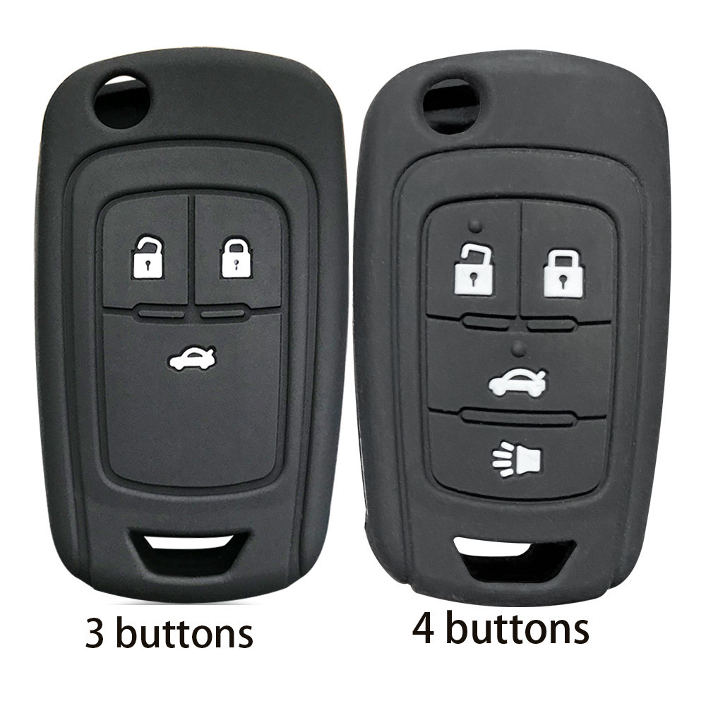 矽膠汽車鑰匙套適用於歐寶 Mokka X Astra Corsa Astra J Zafira Tourer C 適用於