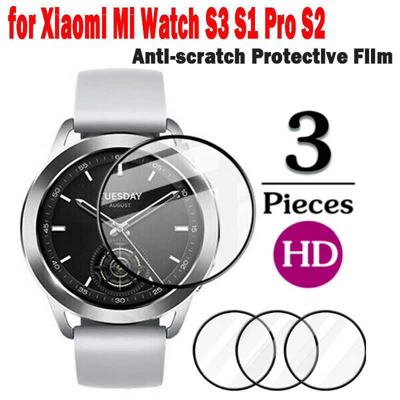 XIAOMI MI 1/2/3 件適用於小米 Mi Watch S3 S1 Pro S2 42 毫米 46 毫米屏幕保護