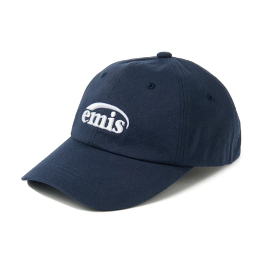 [FLOMMARKET] emis New Logo Emis Cap 電繡Logo 老帽 深藍