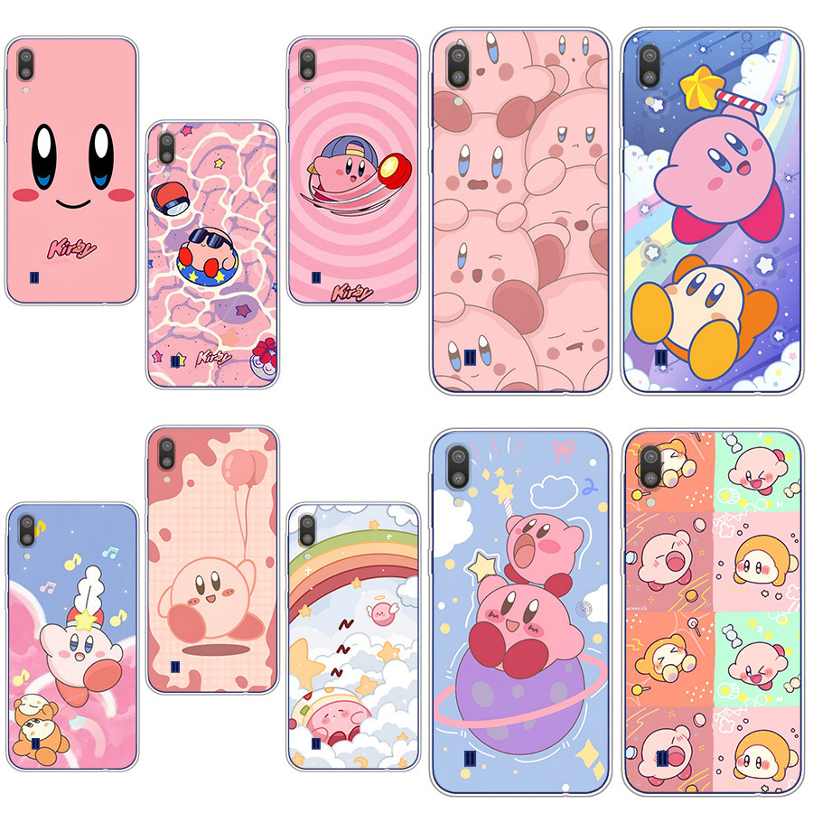 SAMSUNG 16x-kirby 適用於三星 Galaxy m10 手機殼 TPU 軟矽膠保護殼手機殼