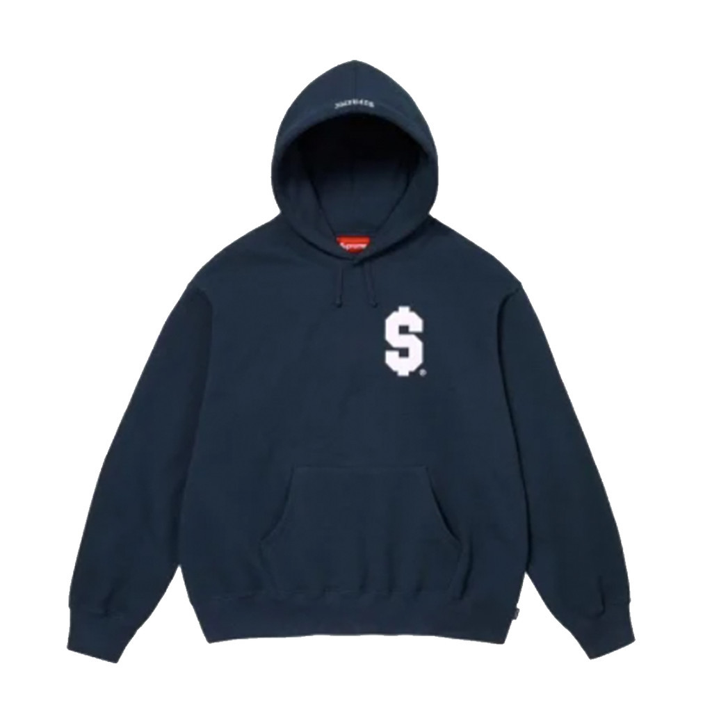 [FLOMMARKET] Supreme 24SS $ Hooded Sweatshirt 金錢S 帽T 深藍