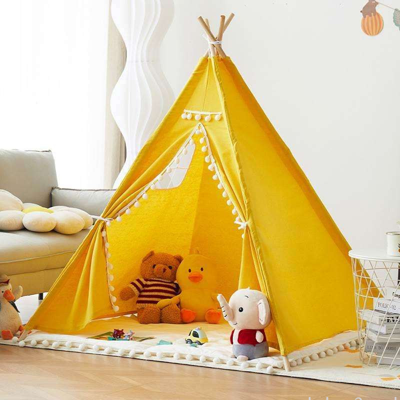 兒童帳篷室內家用女孩公主遊戲屋男孩小房子玩具城堡印地安帳篷定