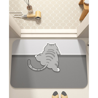 浴室地墊衛生間吸水腳墊廁所洗手檯墊子卡通地毯