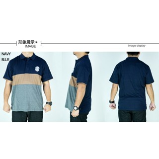 Cy 19334 加大碼男士休閒 POLO COLAR 襯衫大/襯衫 COLAR 上衣