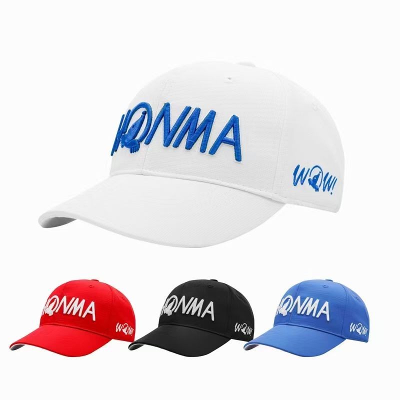 【HONMA】新款高爾夫球帽戶外男女款遮陽防晒運動球帽 MZ32