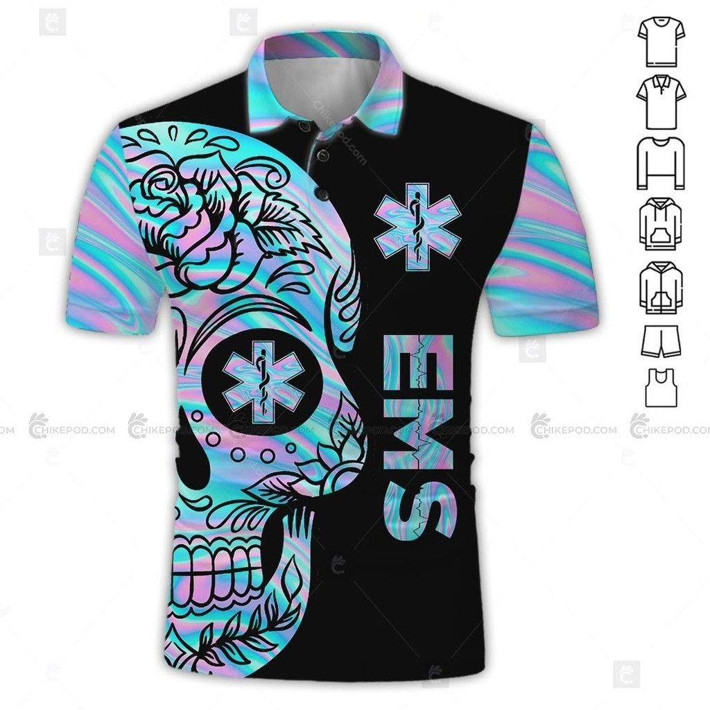 Love EMS 3D 全身印花衣服 CM825 3D Polo 衫