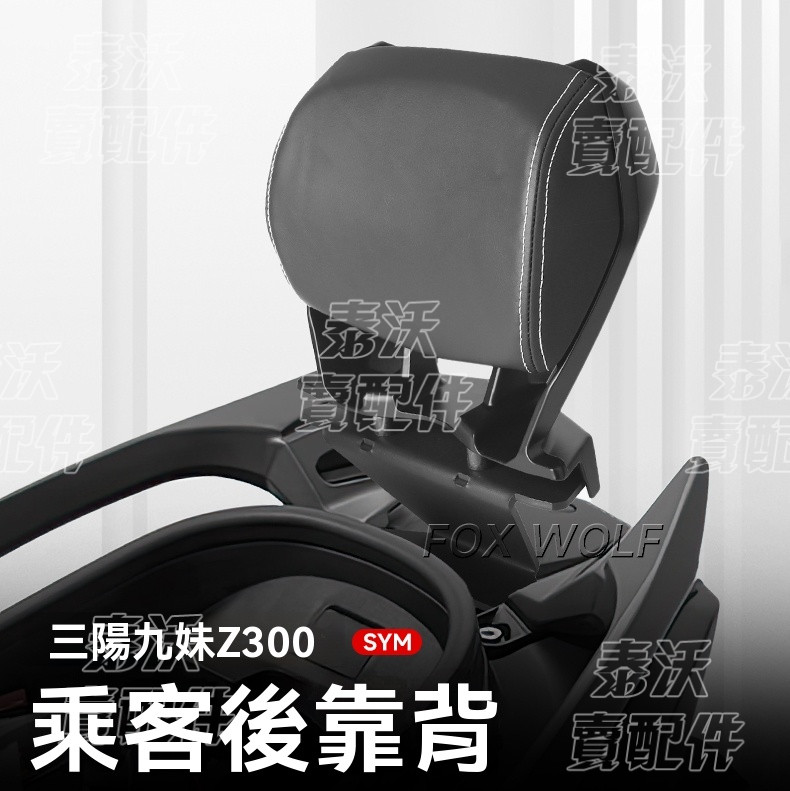 【新品】適用 SYM 三陽 九妹300 靠背 joymaxZ300plus 後靠背 乘客靠背 機車 摩托車 配件 零件