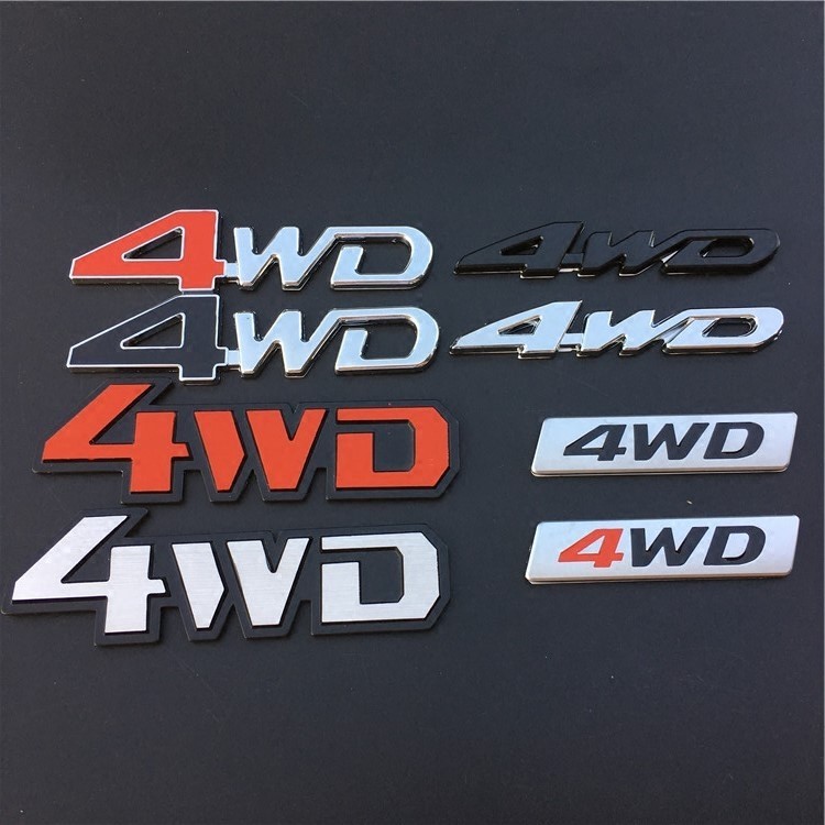 全新rav4車標專用於豐田2015款rav4四驅標16榮放原裝高配4WD改裝 240408