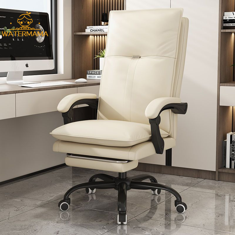 電腦椅家用辦公椅人體工學座椅主播舒適久坐午睡商務真皮老闆椅子