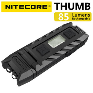 Nitecore Thumb USB 可充電白色 + 紅色 LED 工作燈 85Lm 輕便袖珍手電筒燈