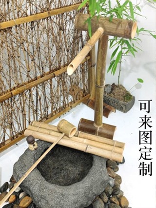 竹管淨水器，水流通系統，日本魚缸