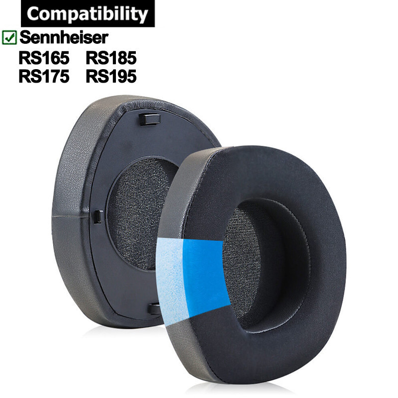 1 對用於 Sennheiser HDR RS165 RS175 RS185 RS195 耳機耳墊墊海綿耳罩的冷卻凝膠耳