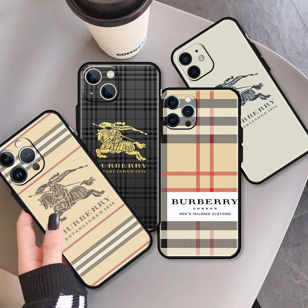 博柏利 Burberry 矽膠軟套相機保護手機殼 Apple iPhone 15 PRO MAX PLUS