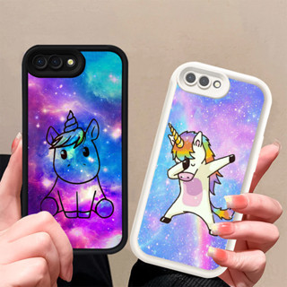 R-30 可愛獨角獸保護殼軟殼適用於 Realme C2s C2 OPPO A3s A1K A12e 保護套