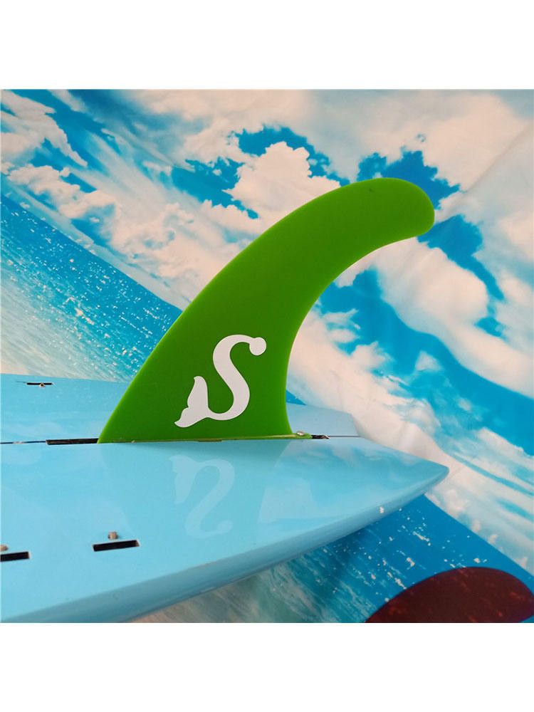衝浪板尾鰭SUP槳板中心鰭 7-10英寸螺絲款長板復古板玻璃纖維魚鰭