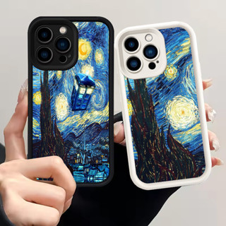 IPhone 7 14 Pro Max Plus 矽膠套 H-79 Starry Night 外殼