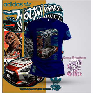 愛迪達 To Adidas X Hotplates T恤設計男女T恤男女通用圓領短袖上衣