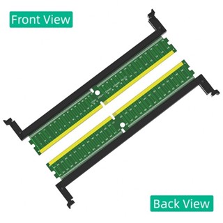 ♞,♘,♙1 PCS Ddr5 U-Dimm 288pin 適配器 Ddr5 記憶體測試保護卡,帶短鎖綠色