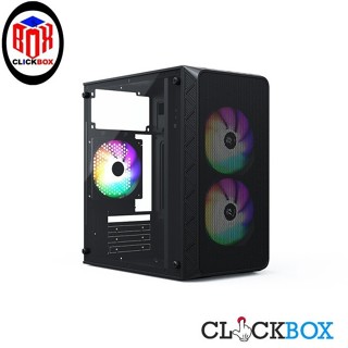 ♞,♘,♙Venomrx 外殼 PC Apex Nova M-ATX 帶 2x120mm 固定 RGB 風扇