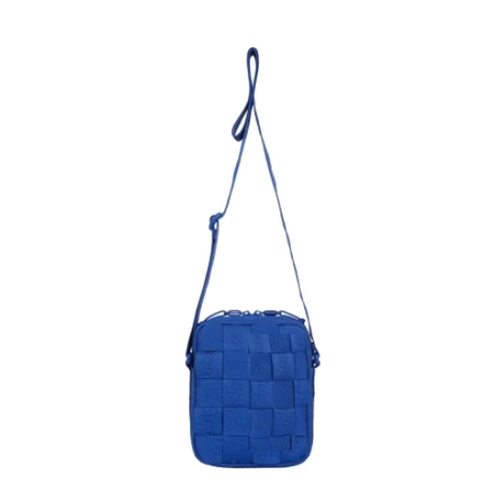 [FLOMMARKET] Supreme 24SS Woven Shoulder Bag 編織BV 肩背小包 藍色