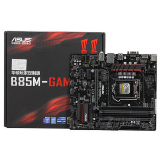 ♞【現貨保固】Asus/華碩 B85M-GAMER 1150針 豪華小板整合顯示卡4個DDR3 成色充新