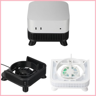 ♞,♘適用於 Mac Mini M4/M4 Pro 2024 3D 列印防塵底座,帶冷卻風扇防滑支架,筆記本電腦散熱風扇
