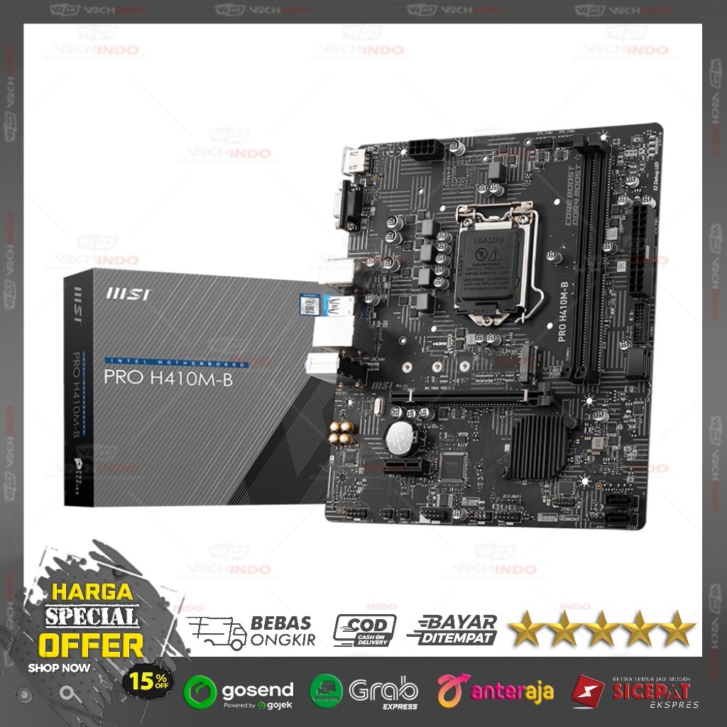 ♞,♘,♙MSI 微星 PRO H410M-B MOBO 微星 H410M-B 主板
