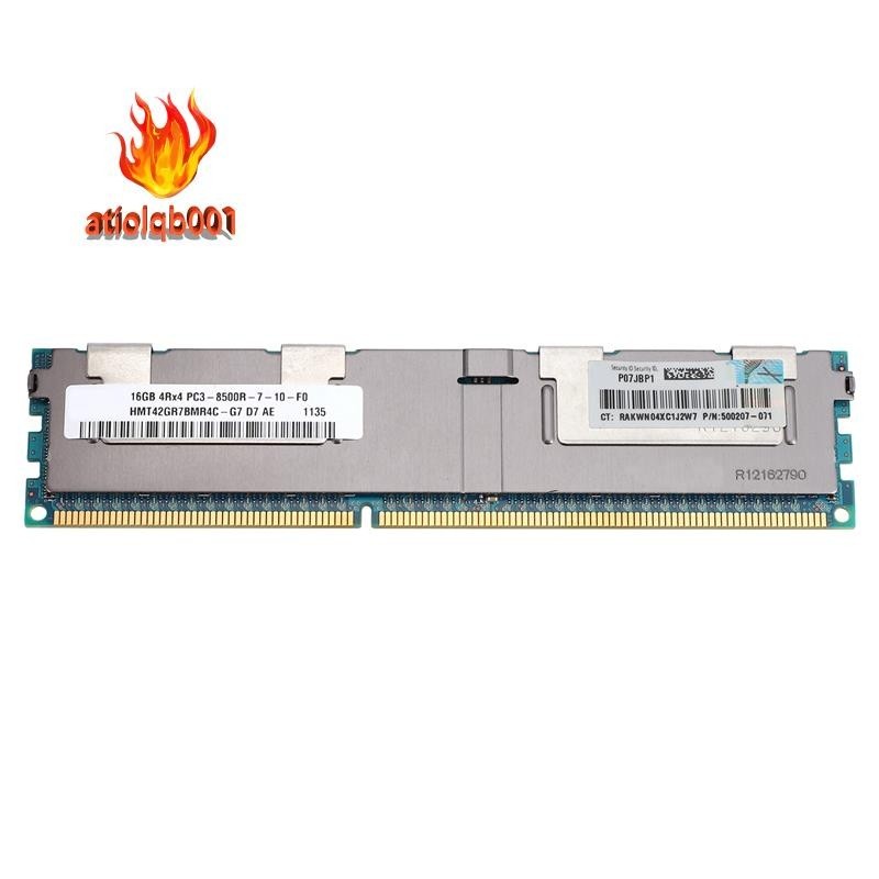 ♞16gb PC3-8500R DDR3 1066Mhz CL7 240Pin ECC REG 雷神內存 1.5V 4