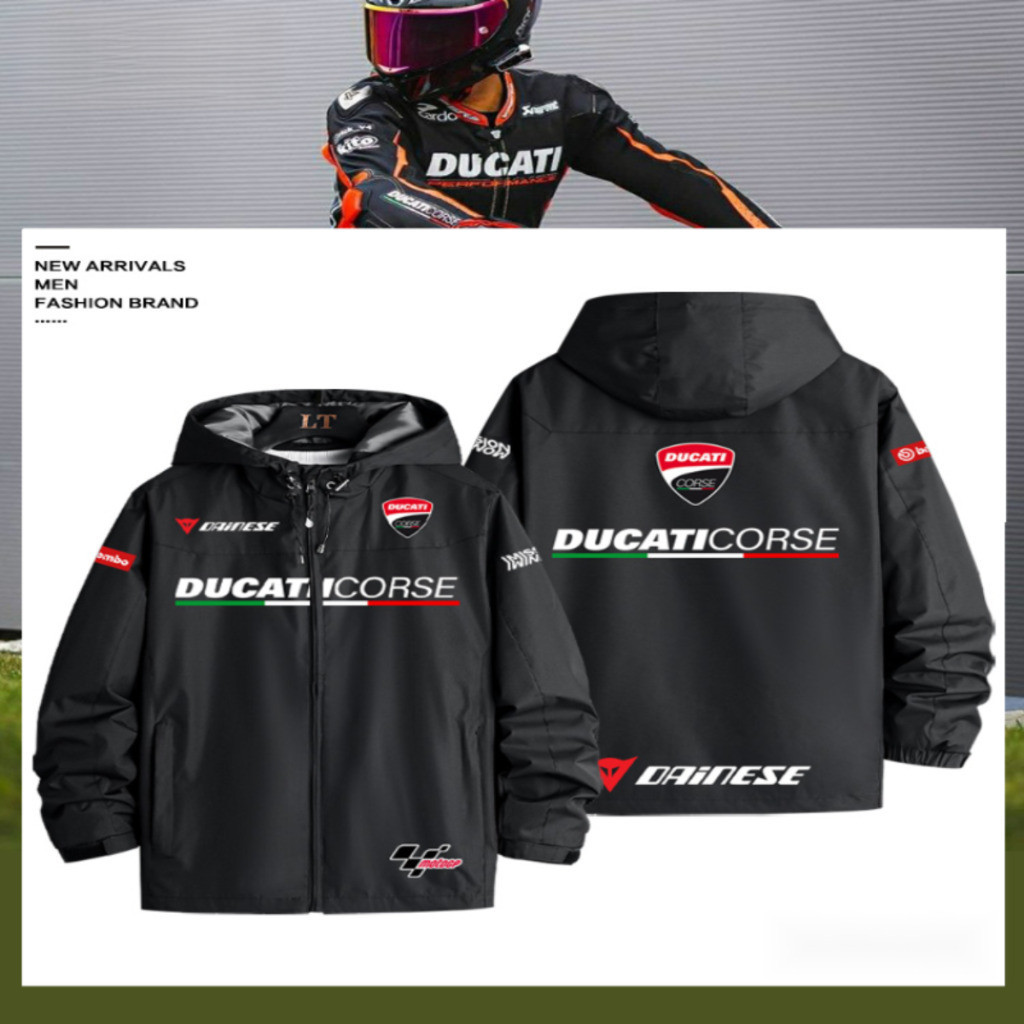 Ducati Ducati重型機車機車機車工廠車隊賽車服Genderless夾克