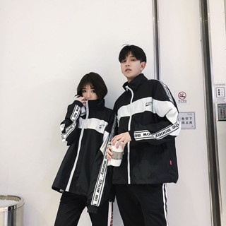新品 春夏季韓版男士薄款夾克男情侶款學生運動寬鬆潮流防曬服外套班服