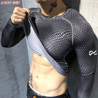 當天出貨 彈力速乾壓縮衣 健身緊身衣 訓練 健身服 緊身速乾男士短袖長袖帥氣健身T恤吸汗彈力壓縮衣訓練服