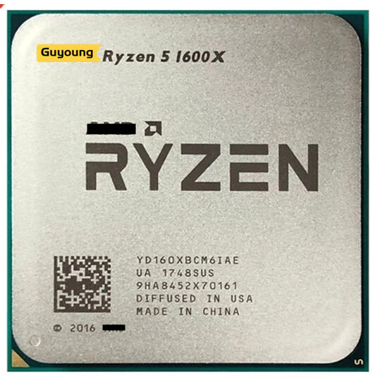 ♞Yzx Ryzen 5 1600X R5 1600X 3.6GHz 二手游戲 Zen 0.014 六核十二線程 CPU