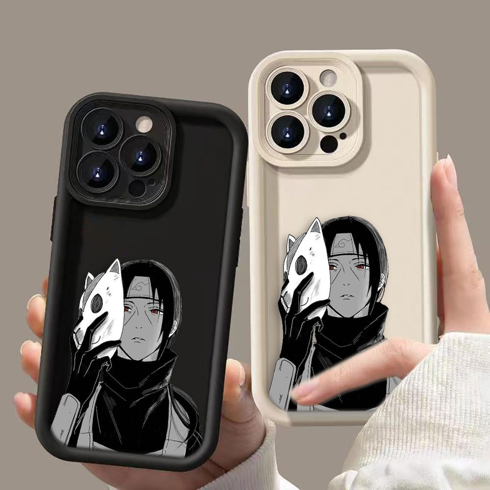 Naruto Kakashi Sasuke Cover 矽膠手機殼適用於 iPhone 14 15 Apple 11 1