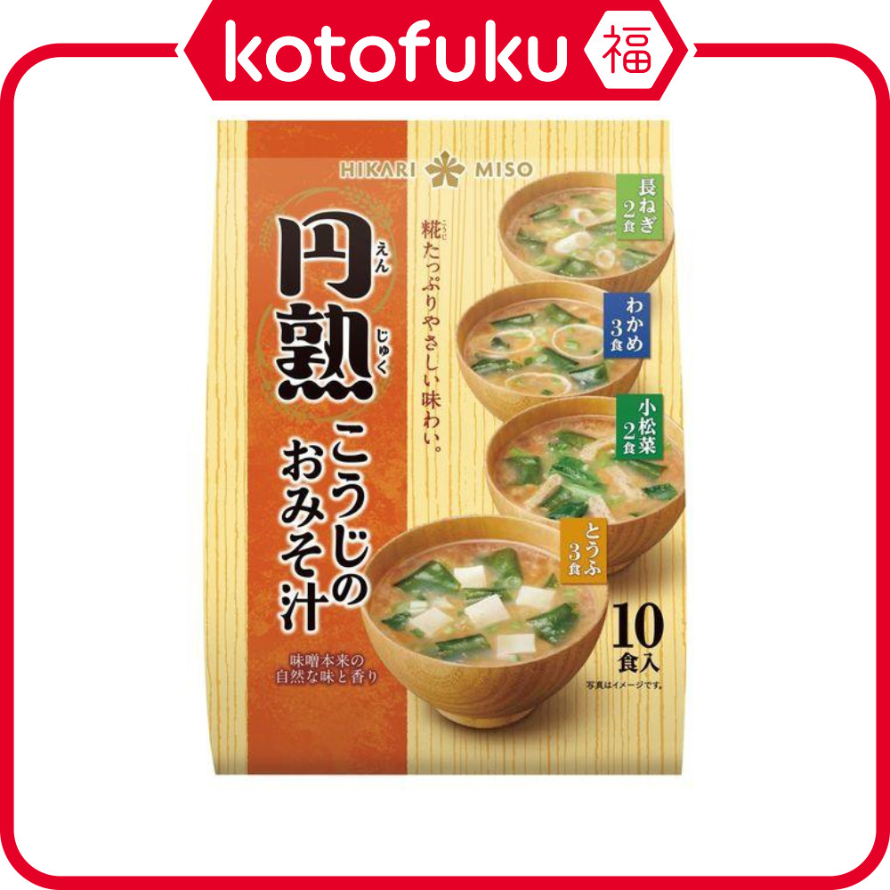 日本 HIKARI MISO 喜康瑞 圓熟米麴味噌湯 1包（10入)
