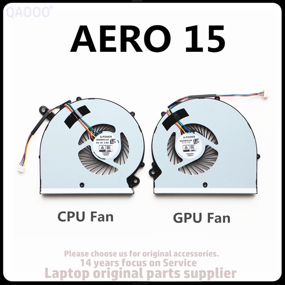 ♞,♘,♙全新 CPU 風扇適用於 RP65W BS505HS-U2M 適用於技嘉 Aero 15 15X 15 X9