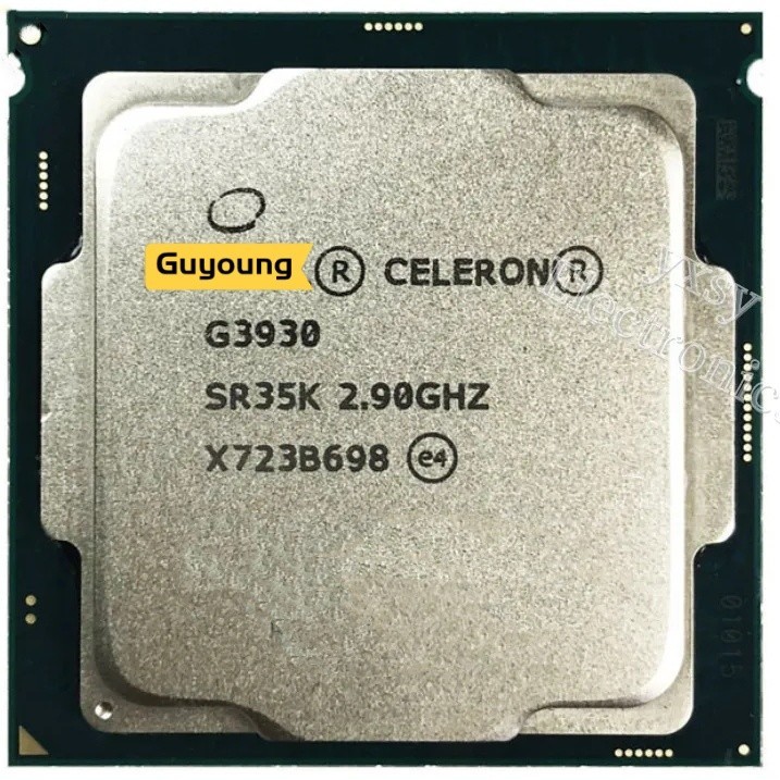 ♞二手賽揚 G3930 2.90GHz 2M 高速緩存雙核 CPU 處理器 SR35K LGA 1151 托盤