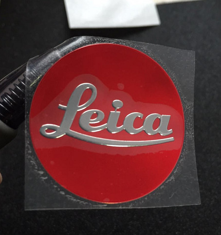 新款 金屬貼 貼花 LOGO 萊卡 LEICA金屬貼紙 標誌logo 手機貼 相機貼 個性動漫金屬貼