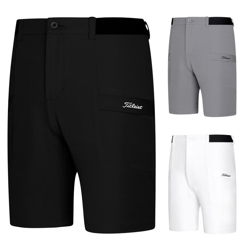 【Titleist】新款高爾夫服飾男士短褲時尚速乾透氣褲子K24009B緊身球褲男褲