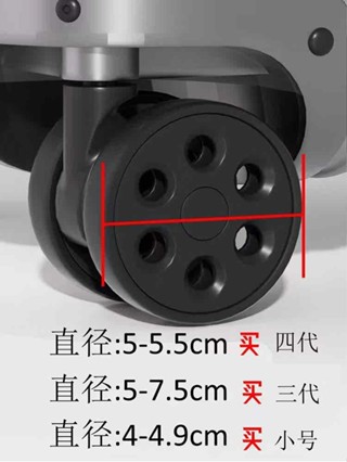 行李箱適於防塵罩保護套 Samsonite新秀麗行李箱輪子保護套橡膠圈套拉桿旅行皮箱靜音萬向